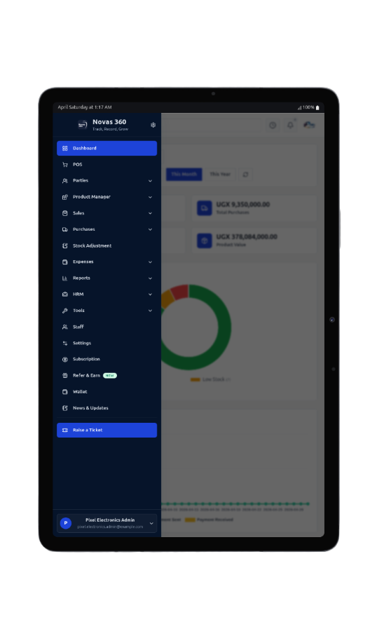 Home 20 Novas on TABLET